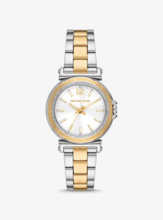 Michael Kors Mini Maren Pavé Two-Tone Watch