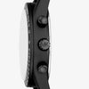 Michael Kors Accelerator Black-Tone and Nylon Watch
