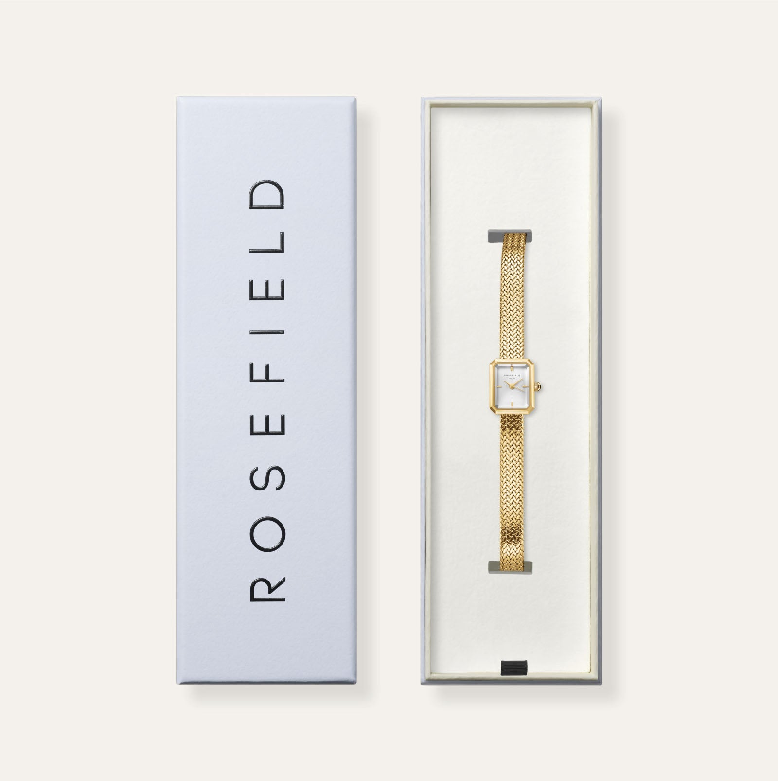 Rosefield Mini Octagon Gold Watch