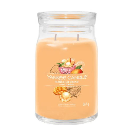 Yankee Candle Mango Ice Cream Signature Large Scented Candle