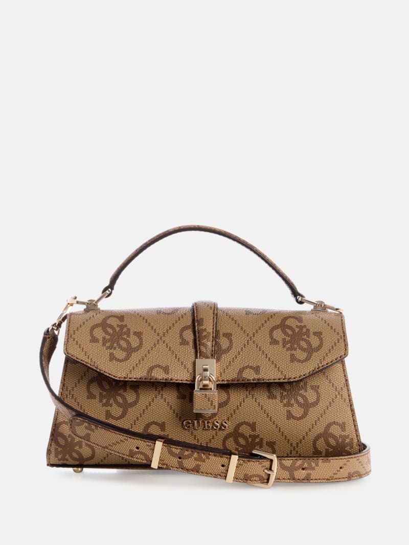 Guess Queensland Top Handle Flap Bag