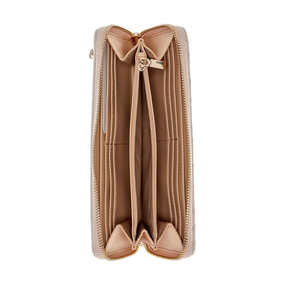 Guess Karnilla Logo Slg Lrg Zip Arnd Wallet