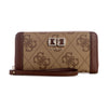 Guess Karnilla Logo Slg Lrg Zip Arnd Wallet