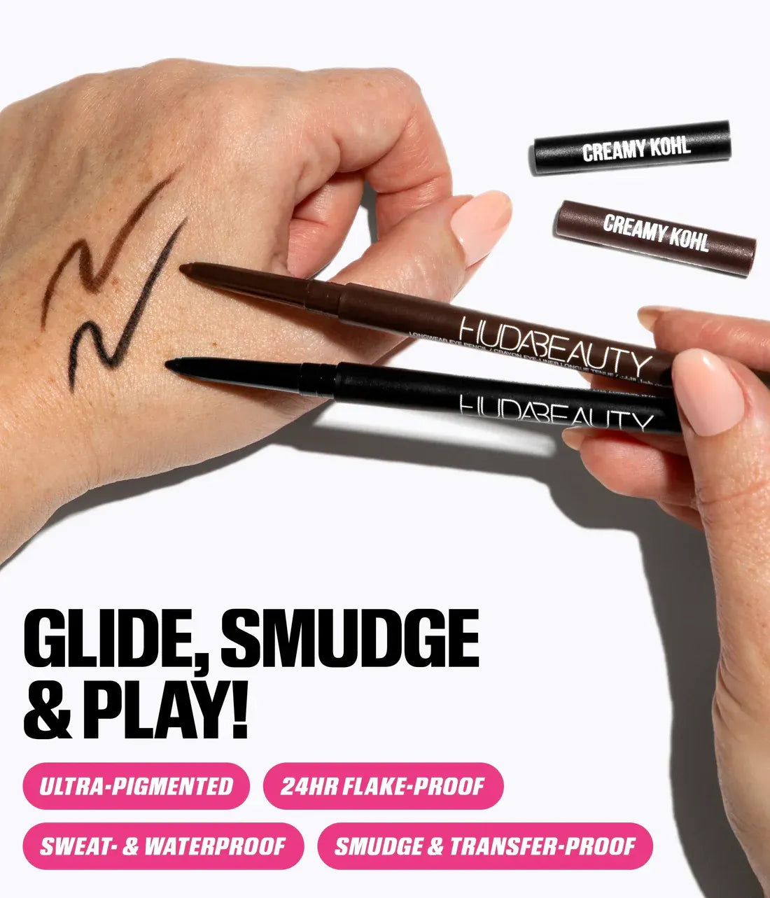 قلم آيلاينر Huda Beauty Creamy Kohl Longwear Eye Pencil
