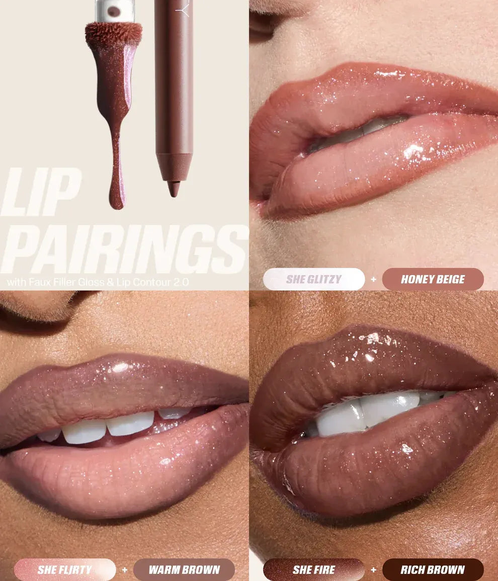 Huda Beauty Faux Filler Extra Shine Lip Gloss Lip Gloss