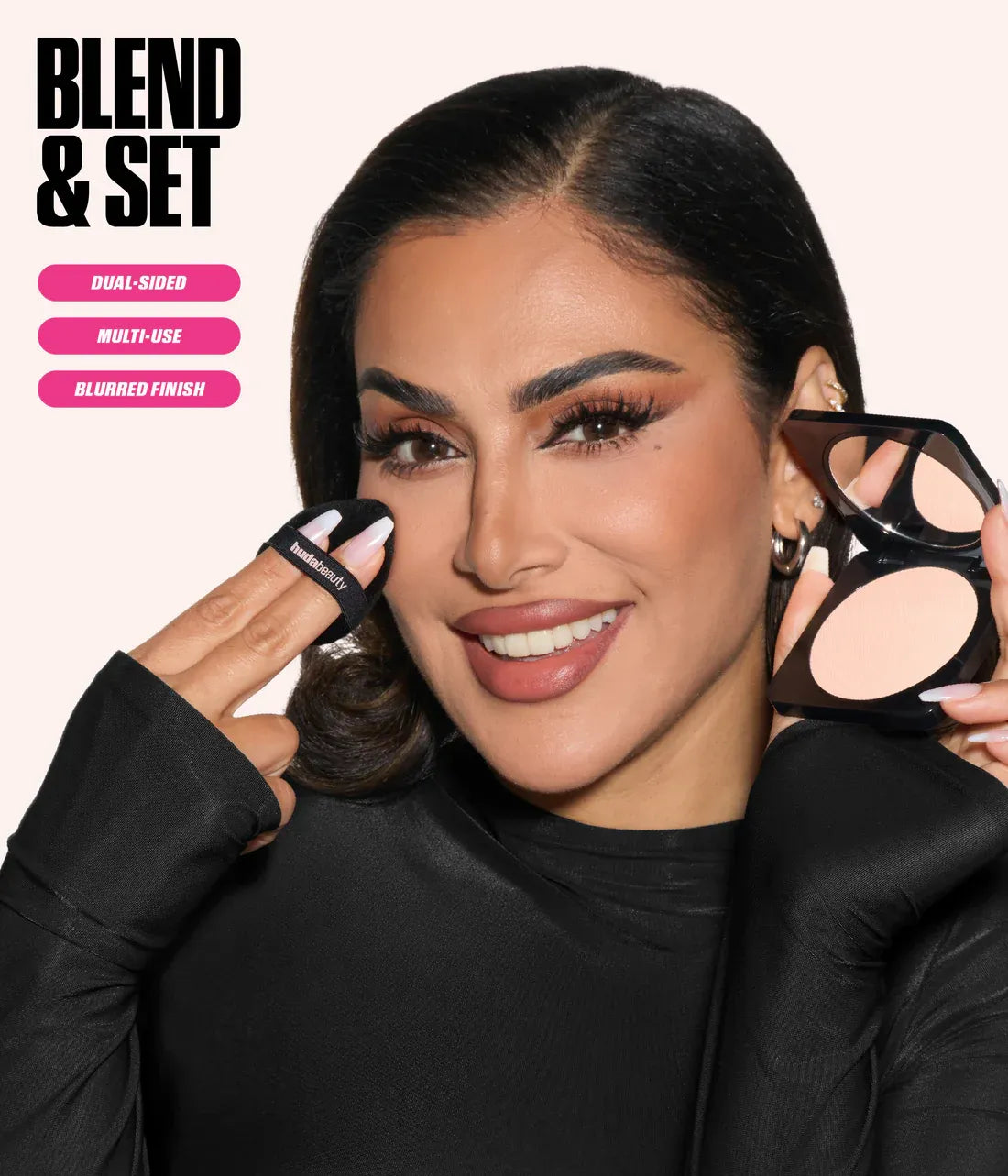 فرشاة مكياج Huda Beauty Easy Bake Marshmallow Puff & Sponge