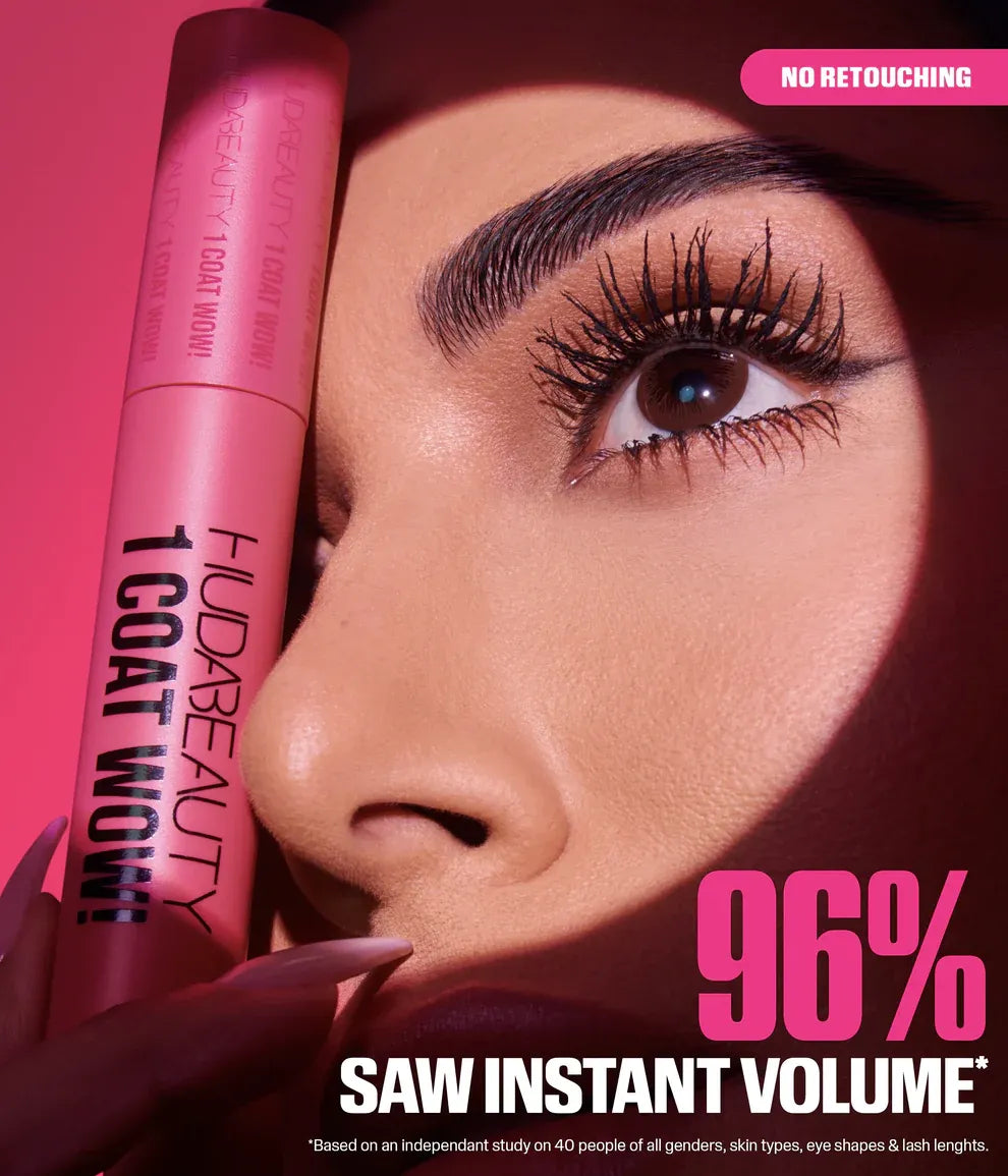 Huda Beauty One Coat Wow! Volumizing Mascara Mascara