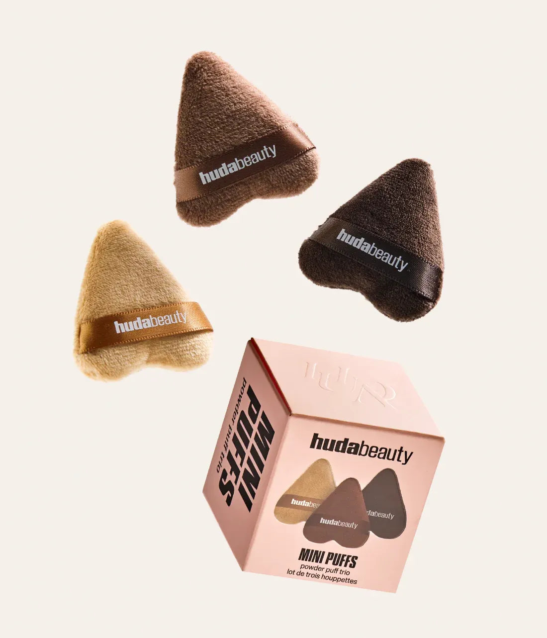 فرشاة مكياج Huda Beauty Easy Bake Powder Puff Trio (x3pcs)
