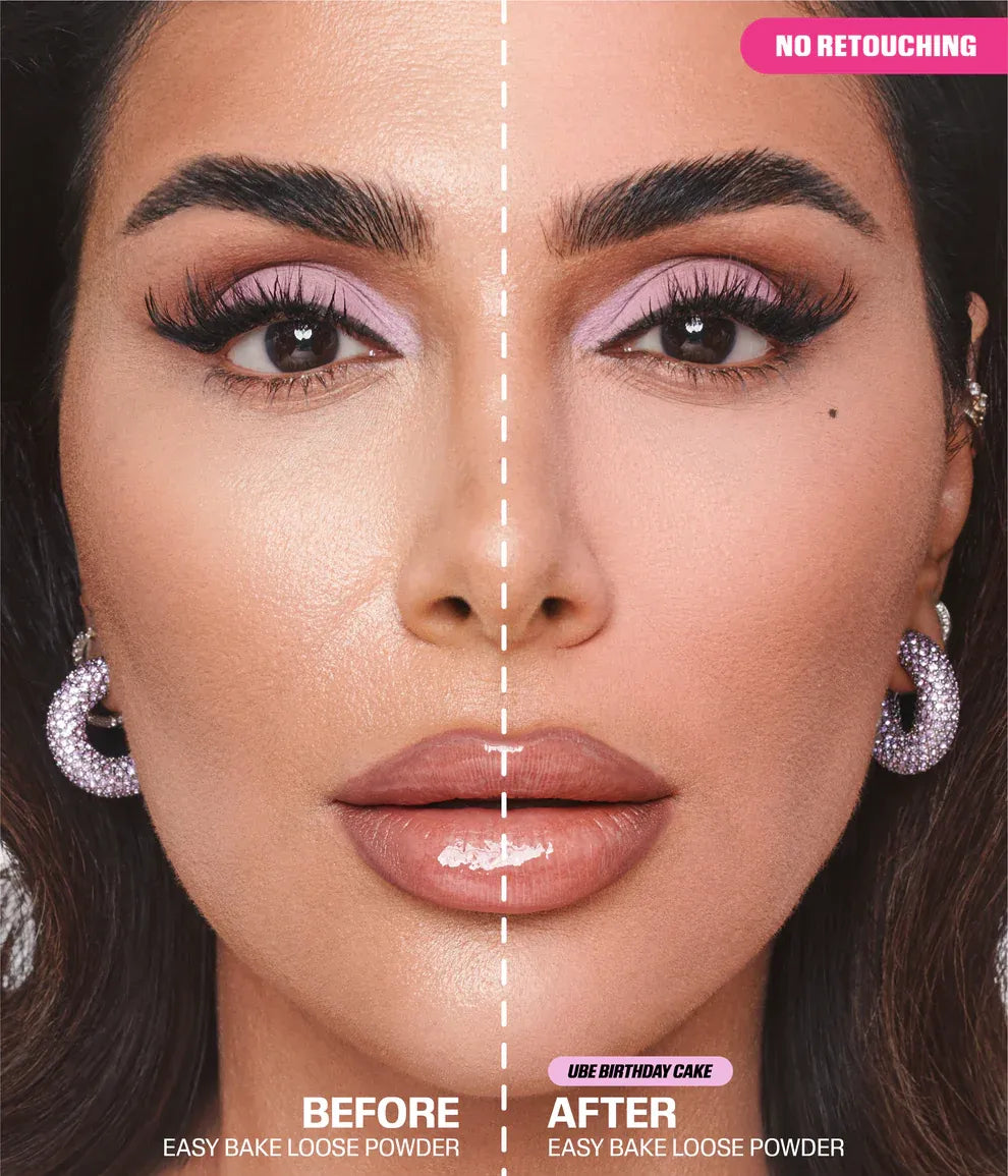 Huda Beauty Easy Bake Loose Powder Mini Ube Setting Powder