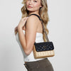 Guess Giully Straw Convertible Crossbody Bag