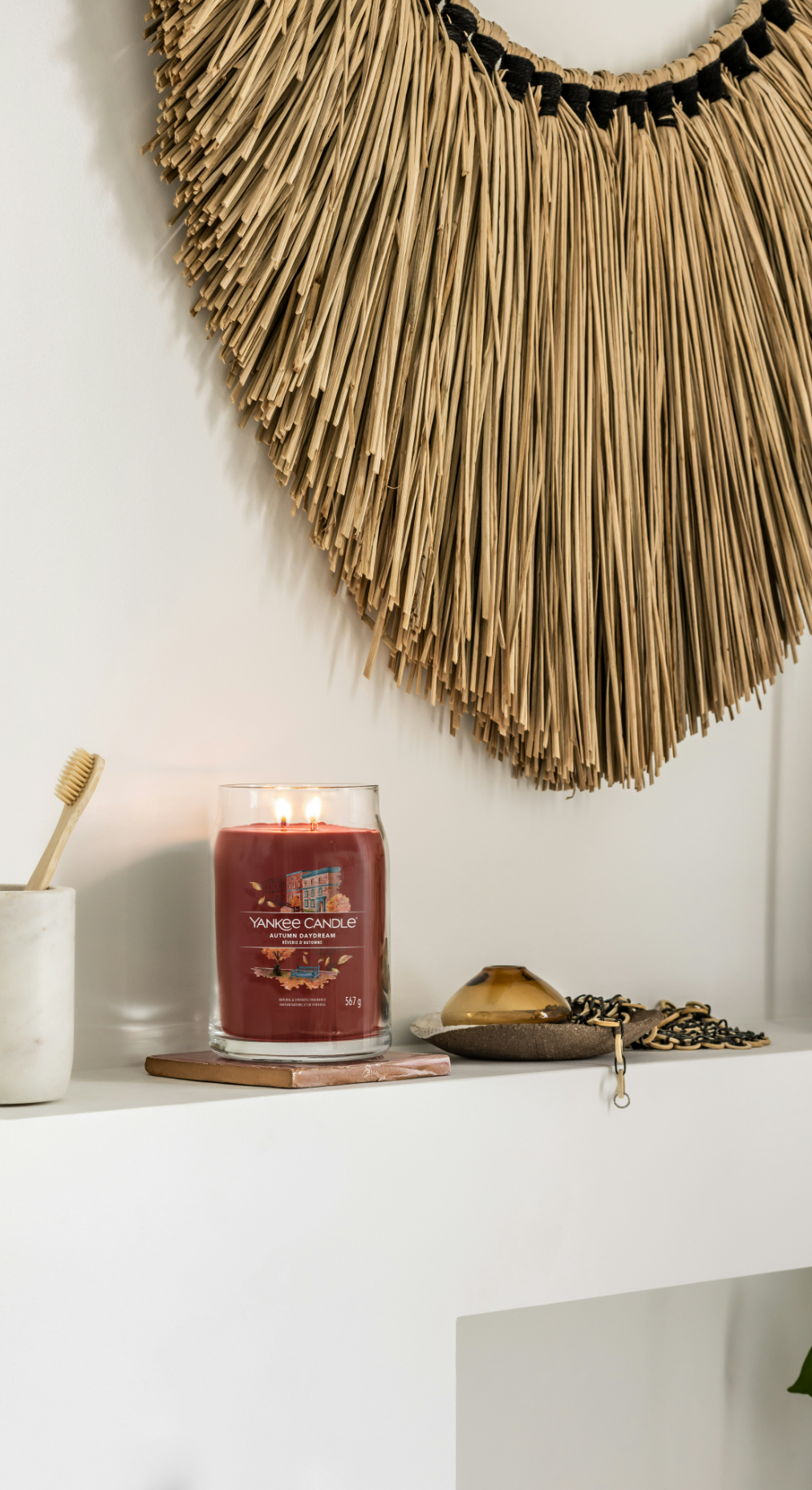 شمعة معطرة يانكي كاندل Autumn Daydream Signature Large