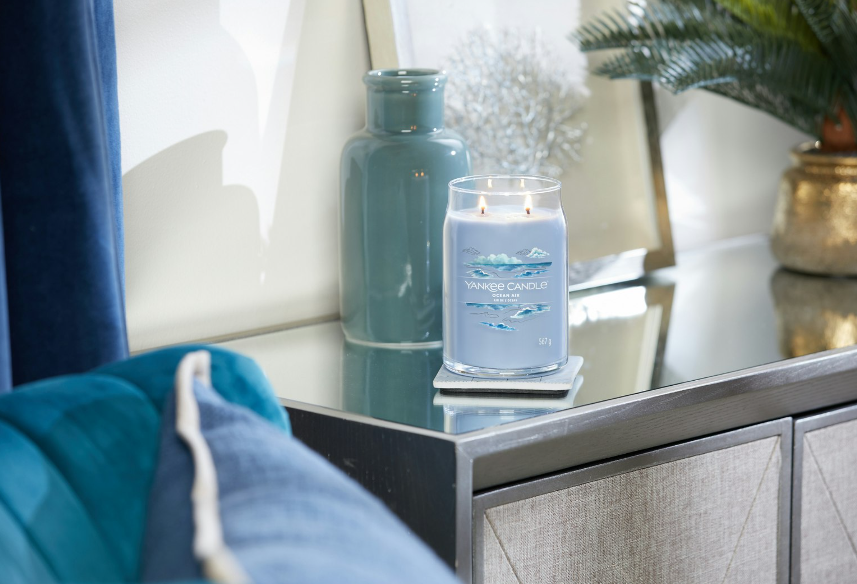 شمعة معطرة يانكي كاندل Ocean Air Signature Large