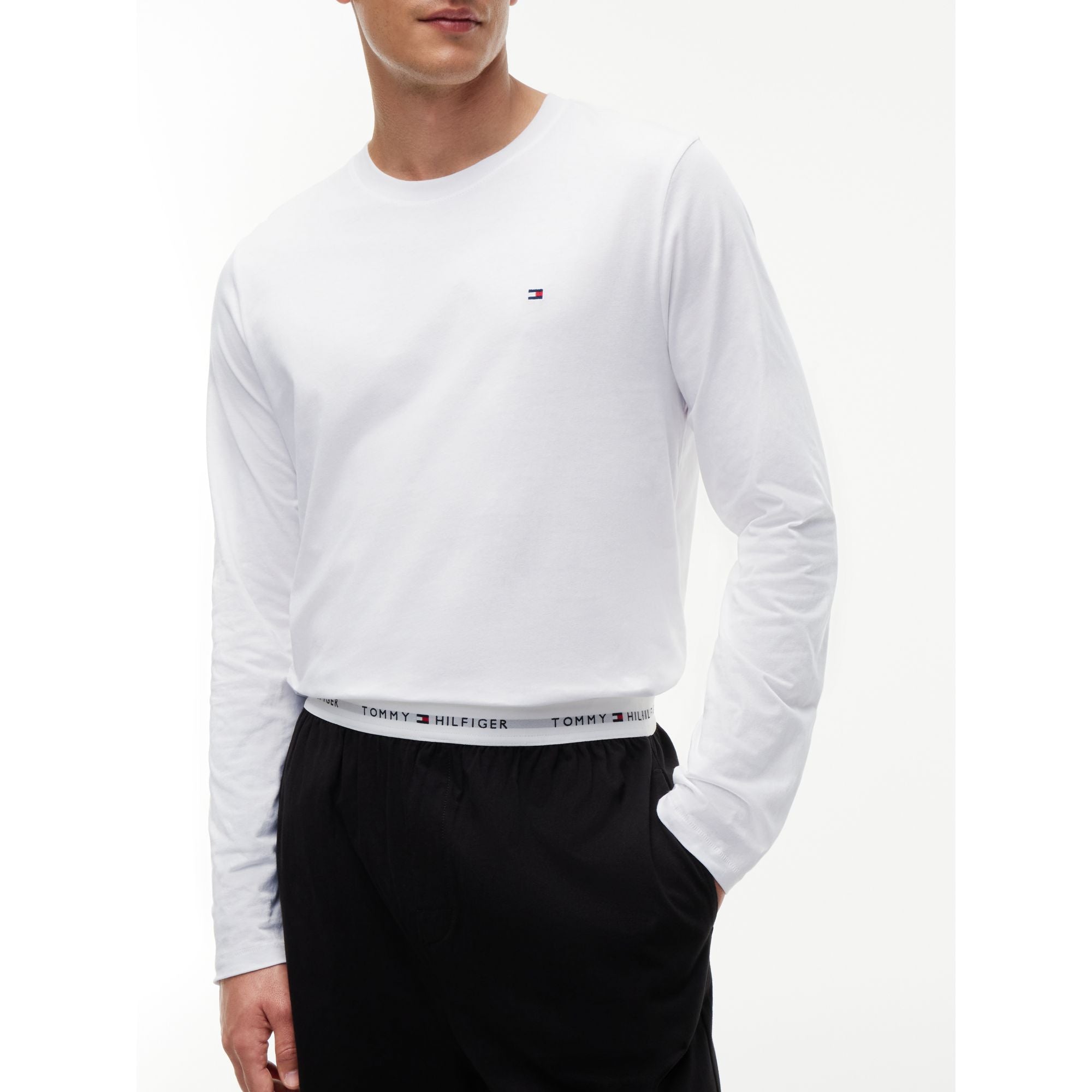 بيجاما تومي هيلفيجر Ls Jersey Set Solid
