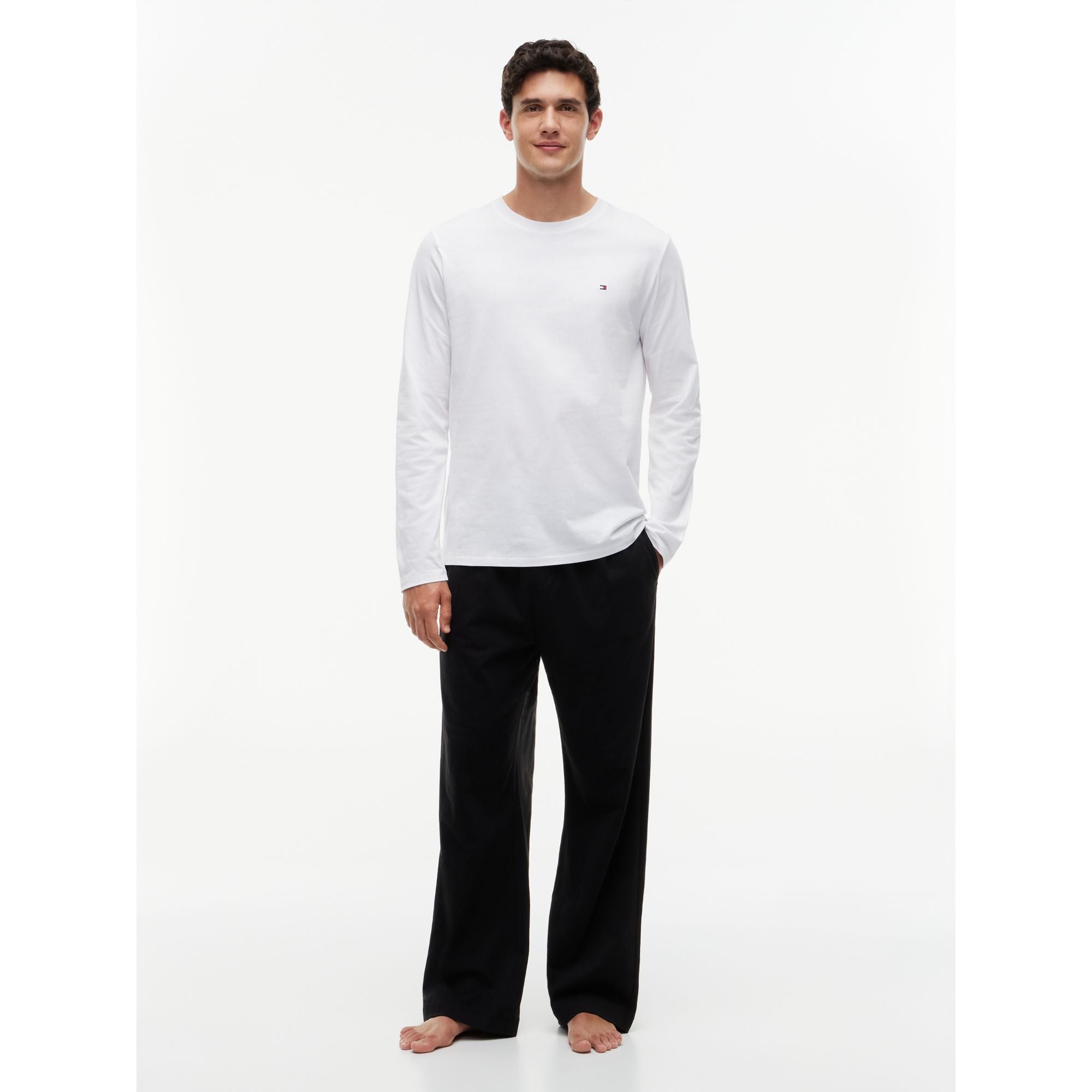 بيجاما تومي هيلفيجر Ls Jersey Set Solid