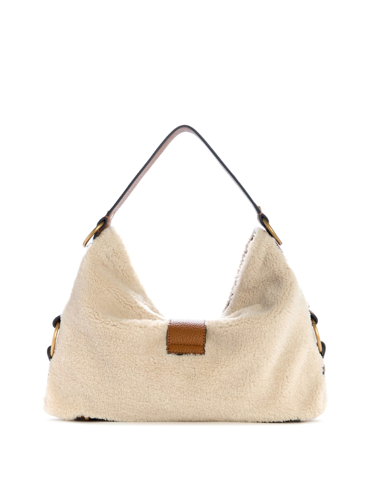 Guess Camden Shearling Shoulder Bag