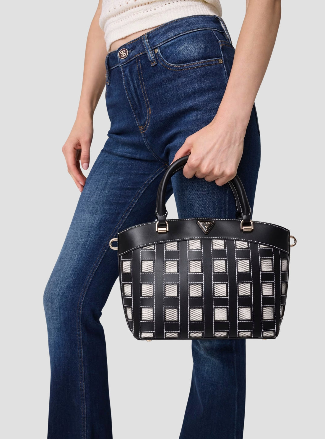 Guess Frankie Girlfriend Satchel Bag