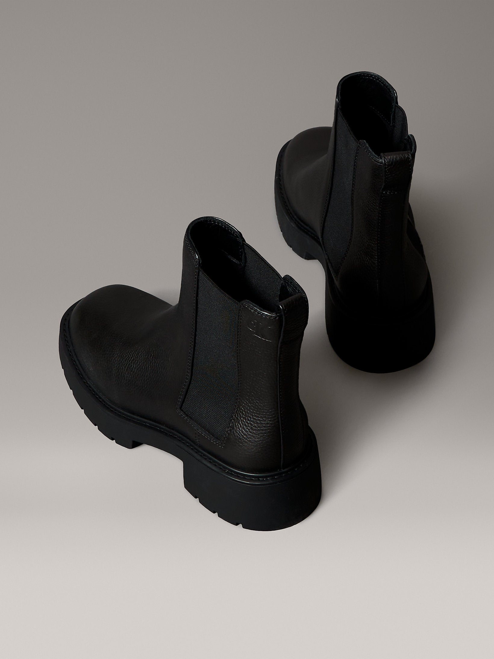 Calvin Klein Chunky Chelsea Boot Lth Shoe