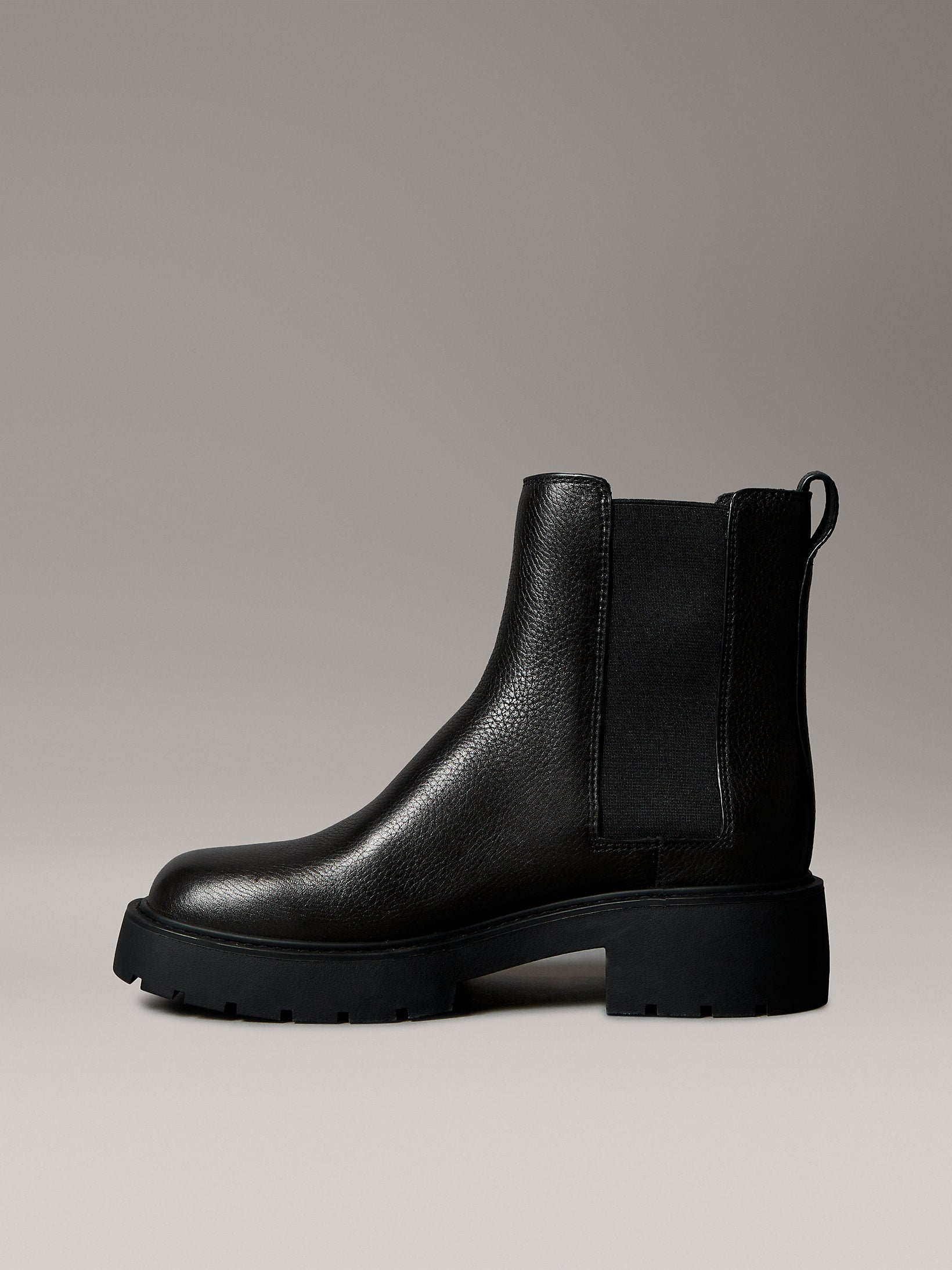 Calvin Klein Chunky Chelsea Boot Lth Shoe