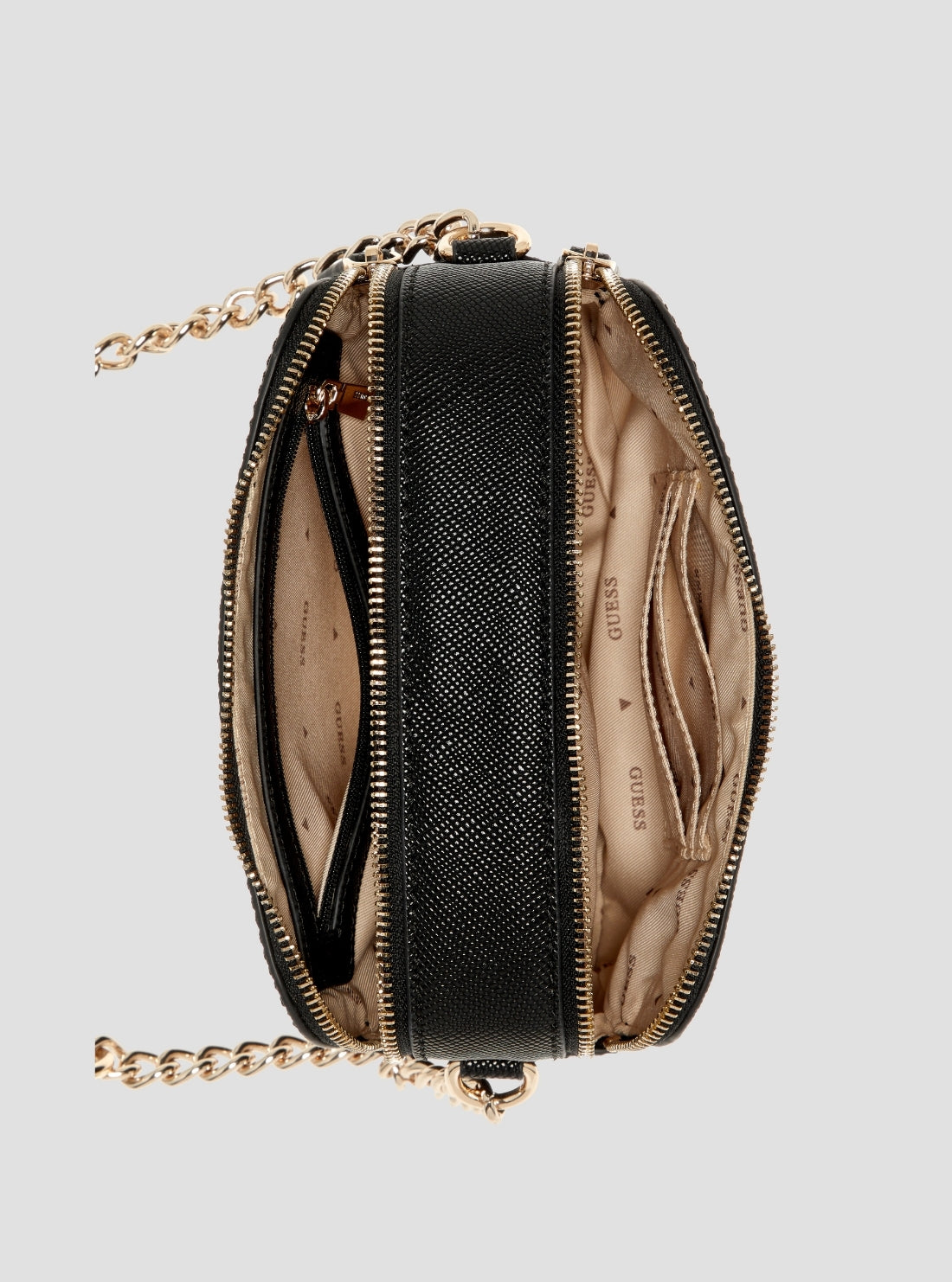 Guess Noelle Double Zip Camera Crossbody Bag