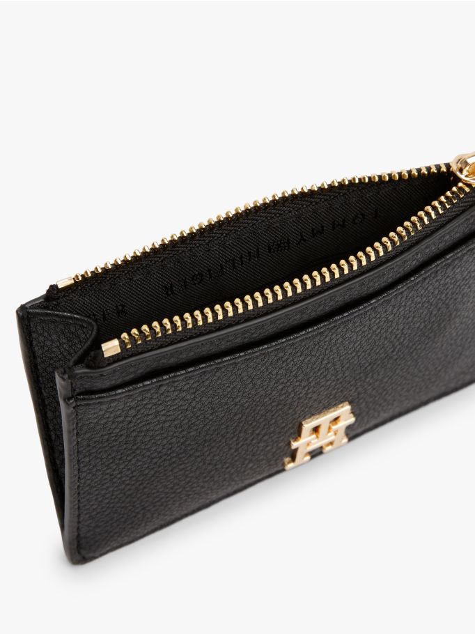 محفظة تومي هيلفيجر Th Monogram Plaque Card Holder