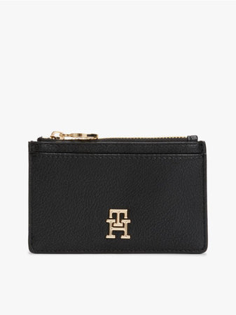 Tommy Hilfiger Th Monogram Plaque Card Holder Wallet