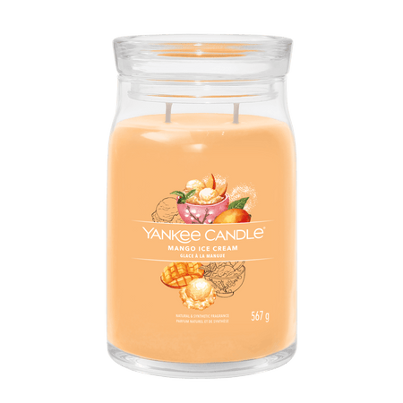Yankee Candle Mango Ice Cream Signature Large Scented Candle