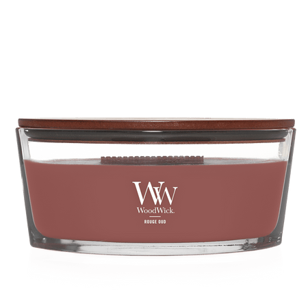 Woodwick Rouge Oud Ellipse Jar Scented Candle