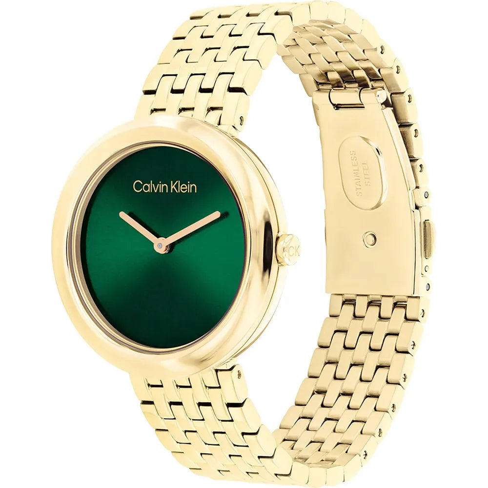 Calvin Klein Twisted Bezel Watch