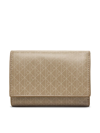 Calvin Klein Trifold With Zip Pocket Wallet