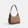 Coach Teri Hobo Bag In Signature Canvas Bag