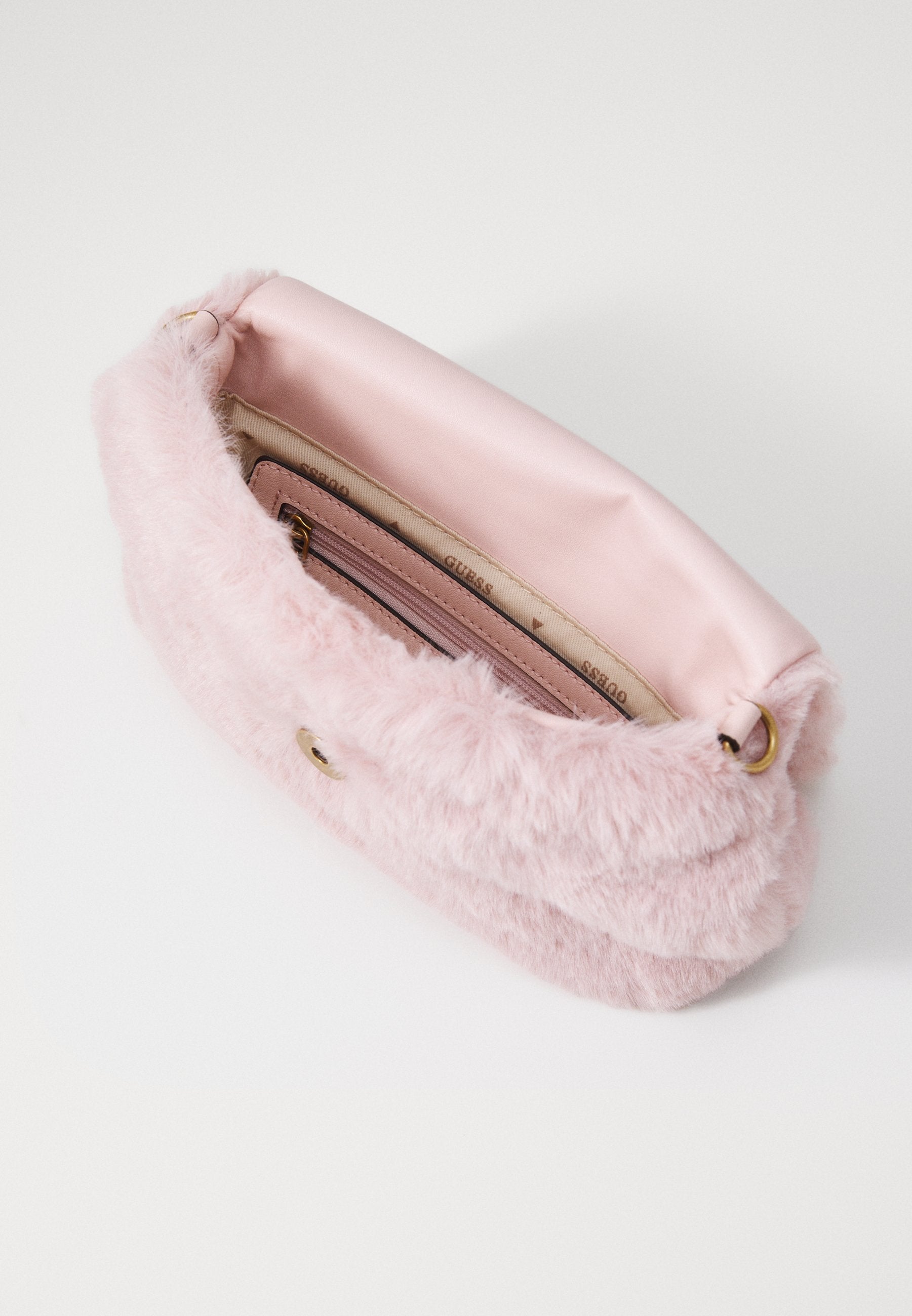 Guess Samia Faux-Fur Shoulder Bag