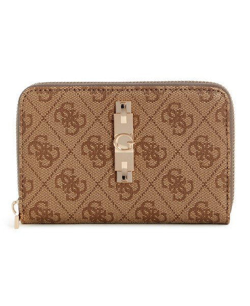 Guess Yvonne Logo Med Zip Around Wallet