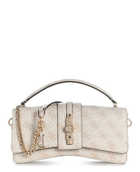 Guess Yvonne Logo Mini Top Handl Flp Bag