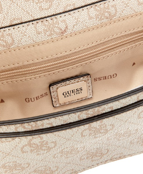 Guess Yvonne Logo Mini Top Handl Flp Bag