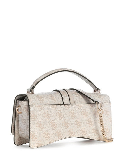 Guess Yvonne Logo Mini Top Handl Flp Bag