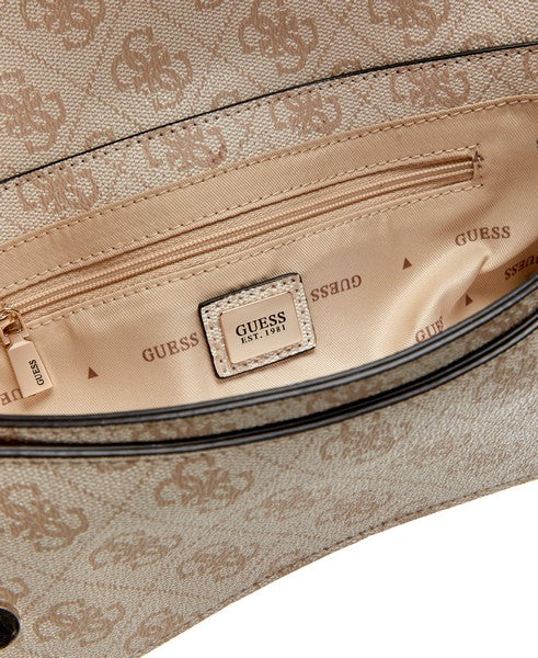 Guess Yvonne Logo Mini Top Handl Flp Bag