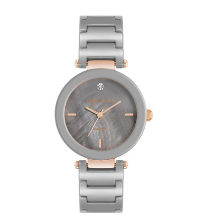 ساعة آن كلاين Octagonal Ceramic Diamond