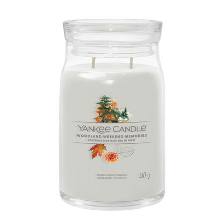 Yankee Candle Woodland weekend memories Signature Large Scented Candle