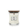 Woodwick White Teak Mini Scented Candle