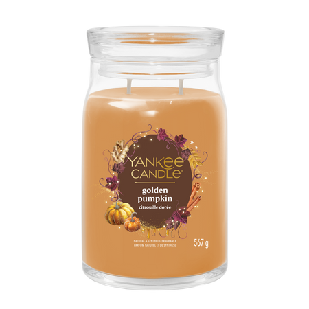 Yankee Candle Golden Pumpkin Signature Large Scented Candle