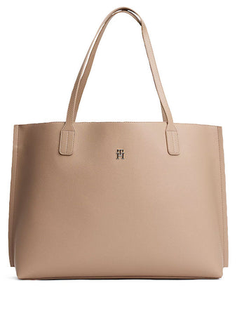 Tommy Hilfiger Monogram Plaque Tote Bag