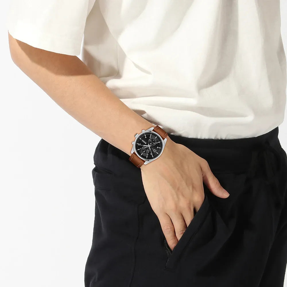 ساعة هيوجو بوس Skytraveller