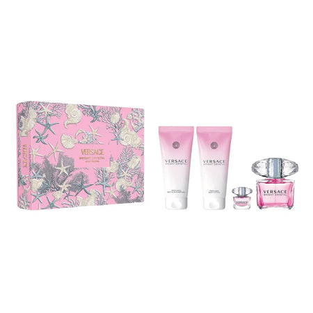 Versace Bright Crystal EDT 90 + 100ml + 100ml + 5mlml Perfume Set