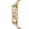 Michael Kors Parker Pavé Gold-Tone and Navy Acetate Watch
