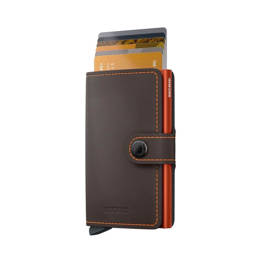 Secrid Miniwallet Matte Truffle Orange Wallet