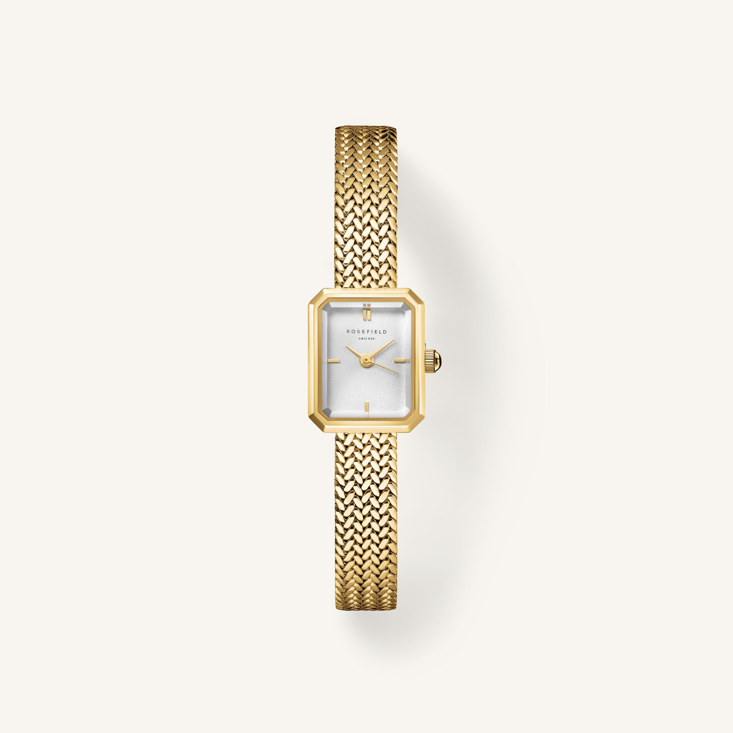Rosefield Mini Octagon Gold Watch