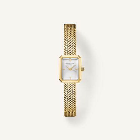 ساعة روزفيلد Mini Octagon Gold
