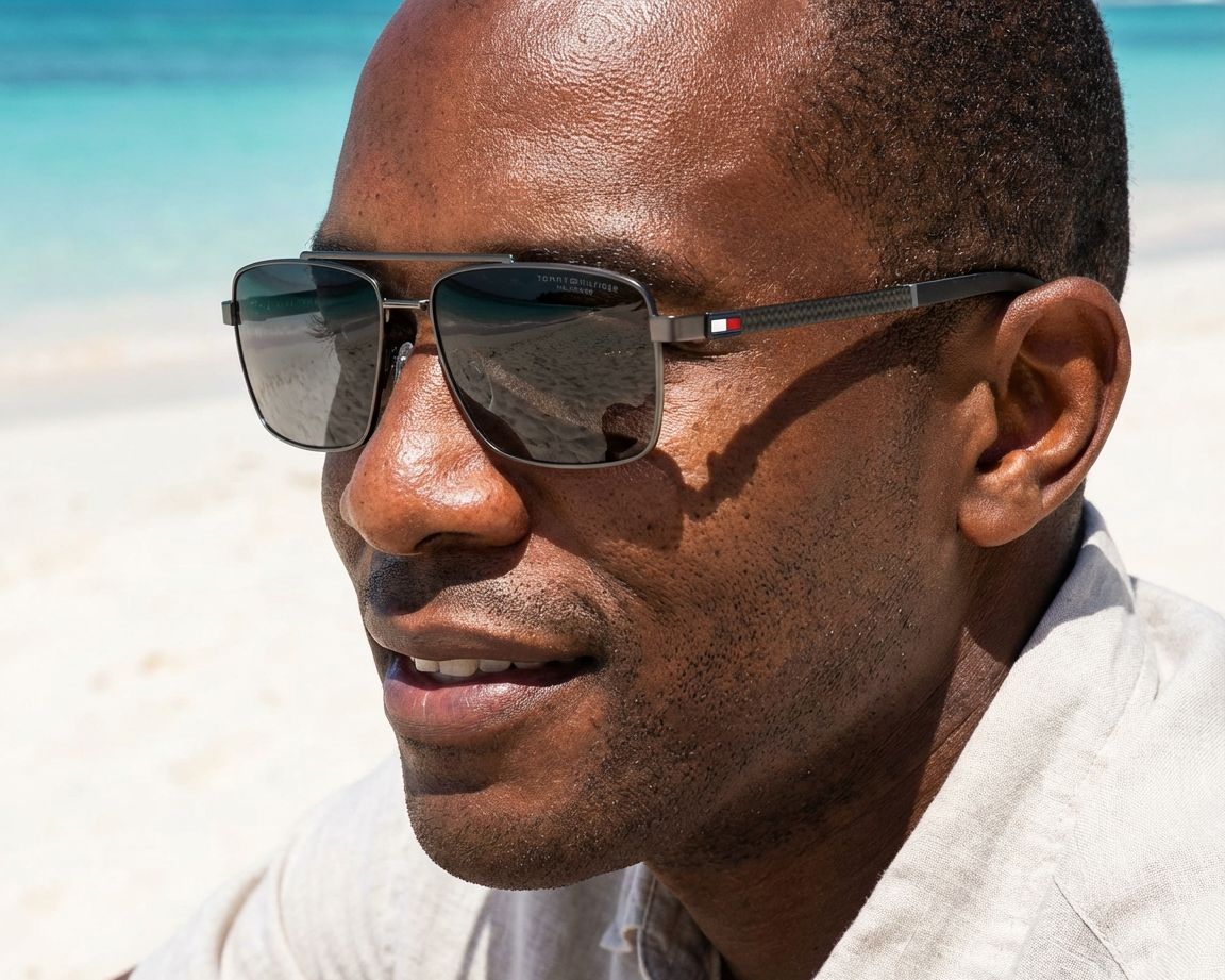 نظارات شمس تومي هيلفيجر Carbon Polarized