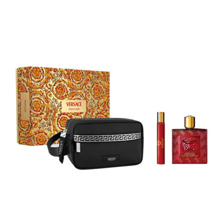 EDP and Shower Gel And Body Lotion And Bag فيرساتشي Bright Crystal Set EDP ‏100 مل / ‏100 مل / ‏10 مل