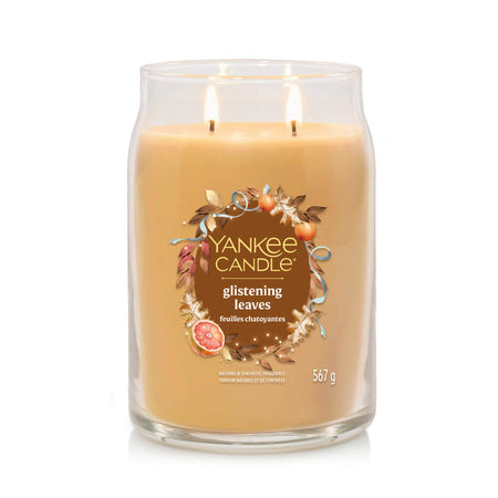 Yankee Candle Glistening Leaves Signature Large Scented Candle
